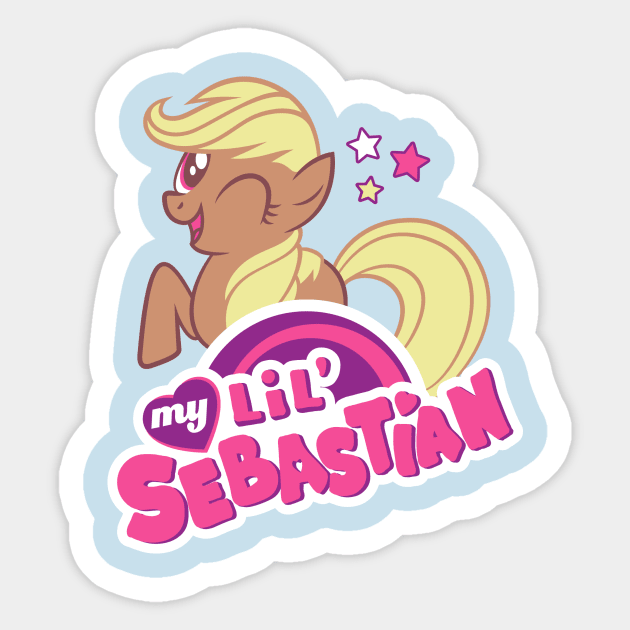 My Lil' Sebastian Sticker by Curator's Picks